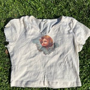 Urban Outfitters Truly Madly Deeply Los Angeles Angel Top